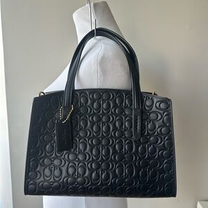 Coach Charlie Carry all Crossbody Deboss monogram